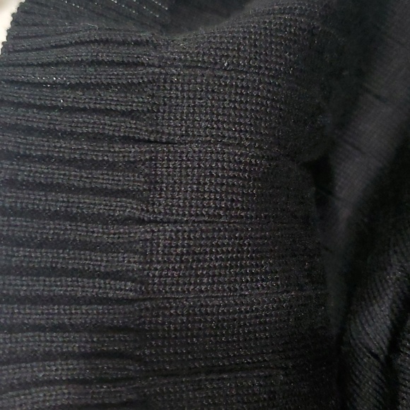 NEW Almost Famous Scoop Neck Knitted Ribbed Midi Black Dress sz XL - Picture 8 of 10